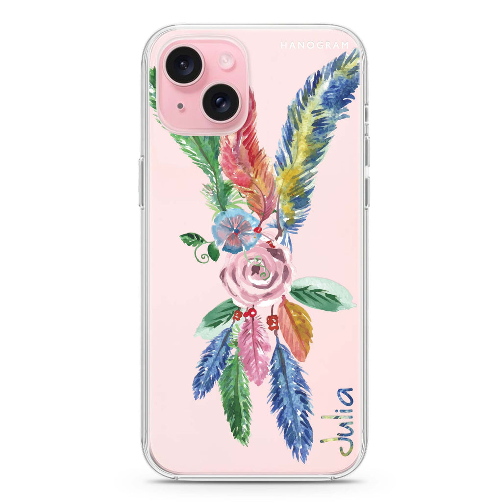 Feather Love iPhone Ultra Clear Case