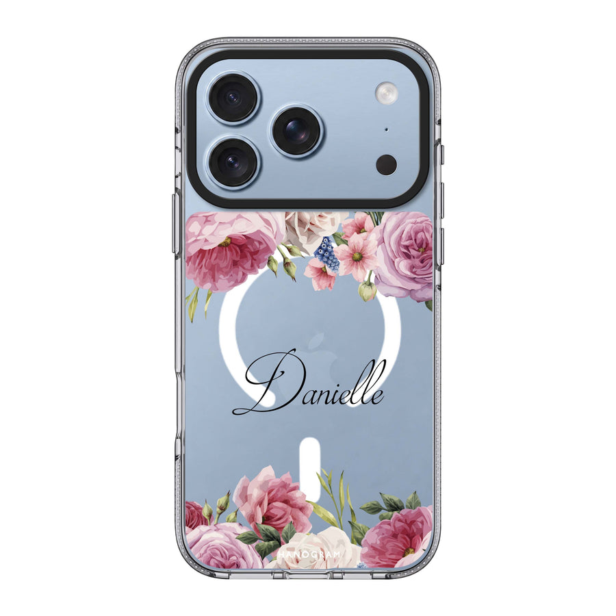 Light Pink Floral Ultra Clear Case