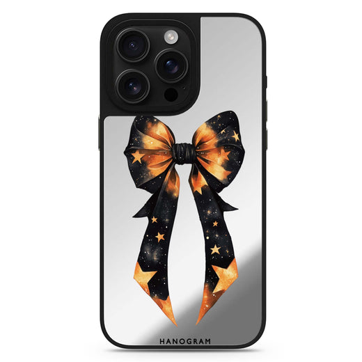 Bewitched Bows & Stars cute aesthetic design iPhone 16/15/14 Pro Max & Pro mirror case