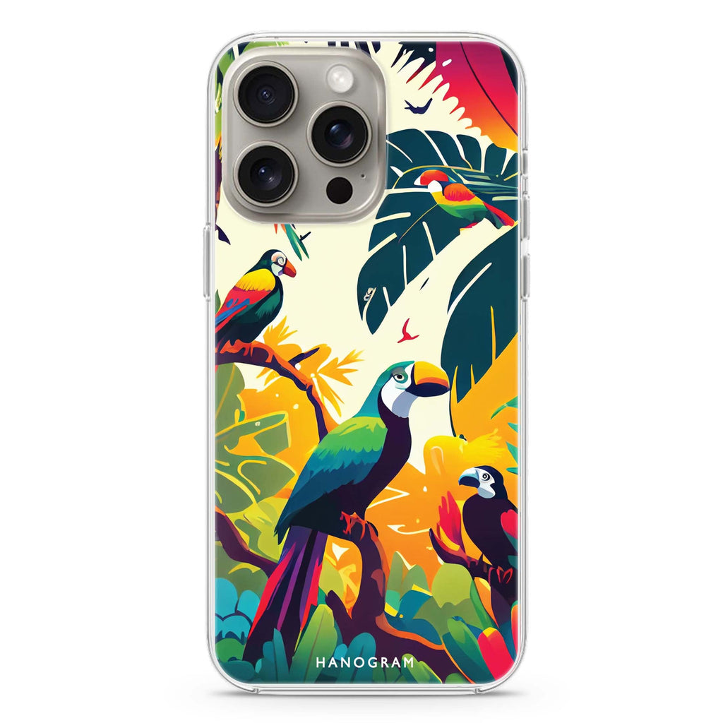 Tropical birds iPhone Ultra Clear Case