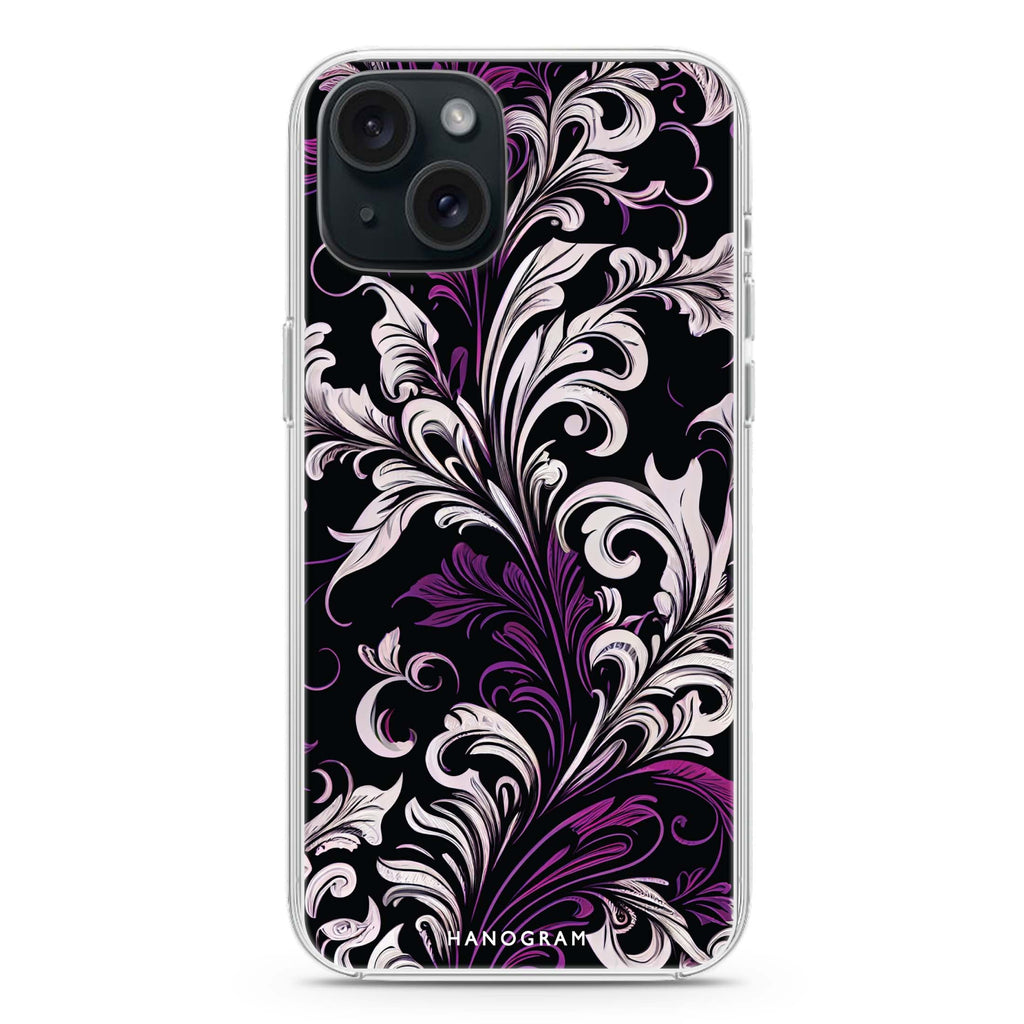 Floral iPhone 15 Plus MagSafe Compatible Ultra Clear Case