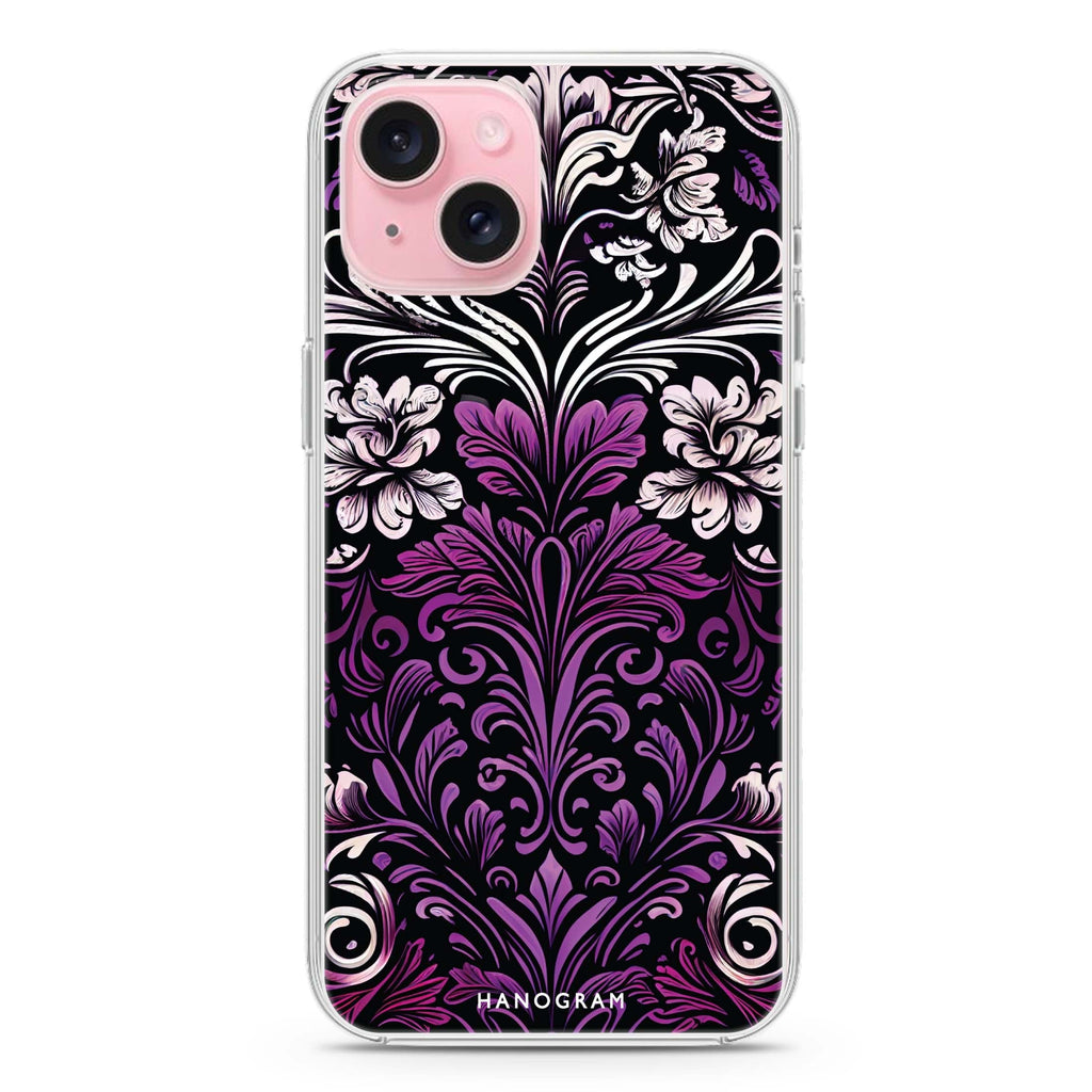 Floral iPhone 15 plus Ultra Clear Case