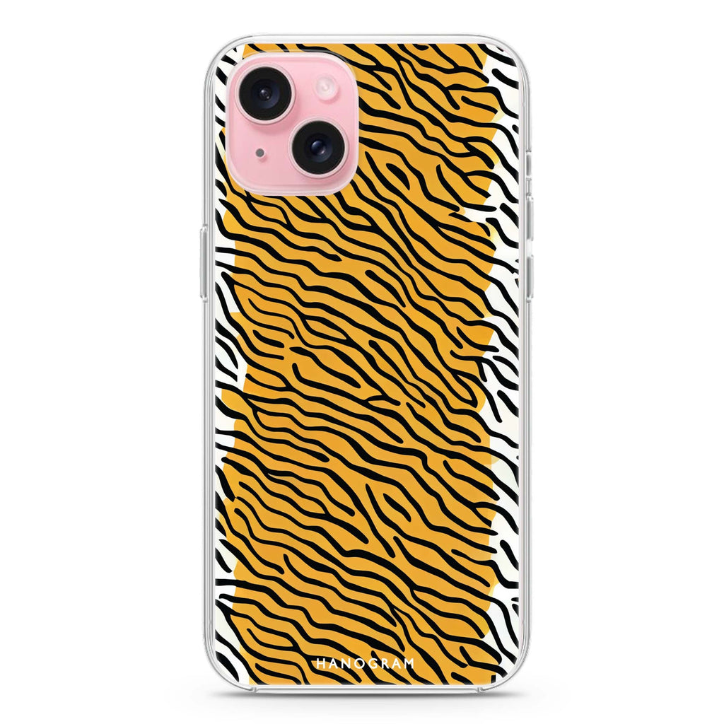 Leopard print iPhone 15 Plus MagSafe Compatible Ultra Clear Case