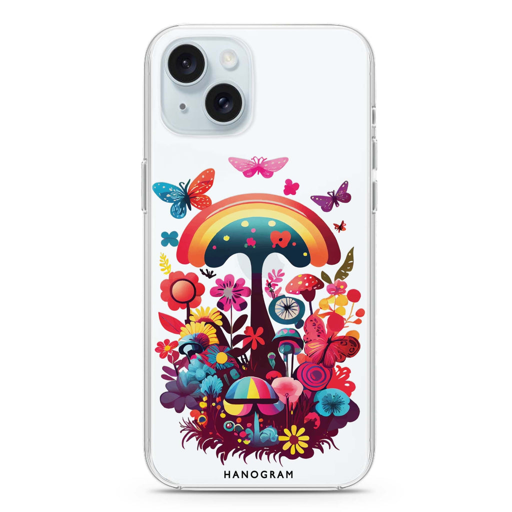 Magic Garden iPhone 15 plus Ultra Clear Case