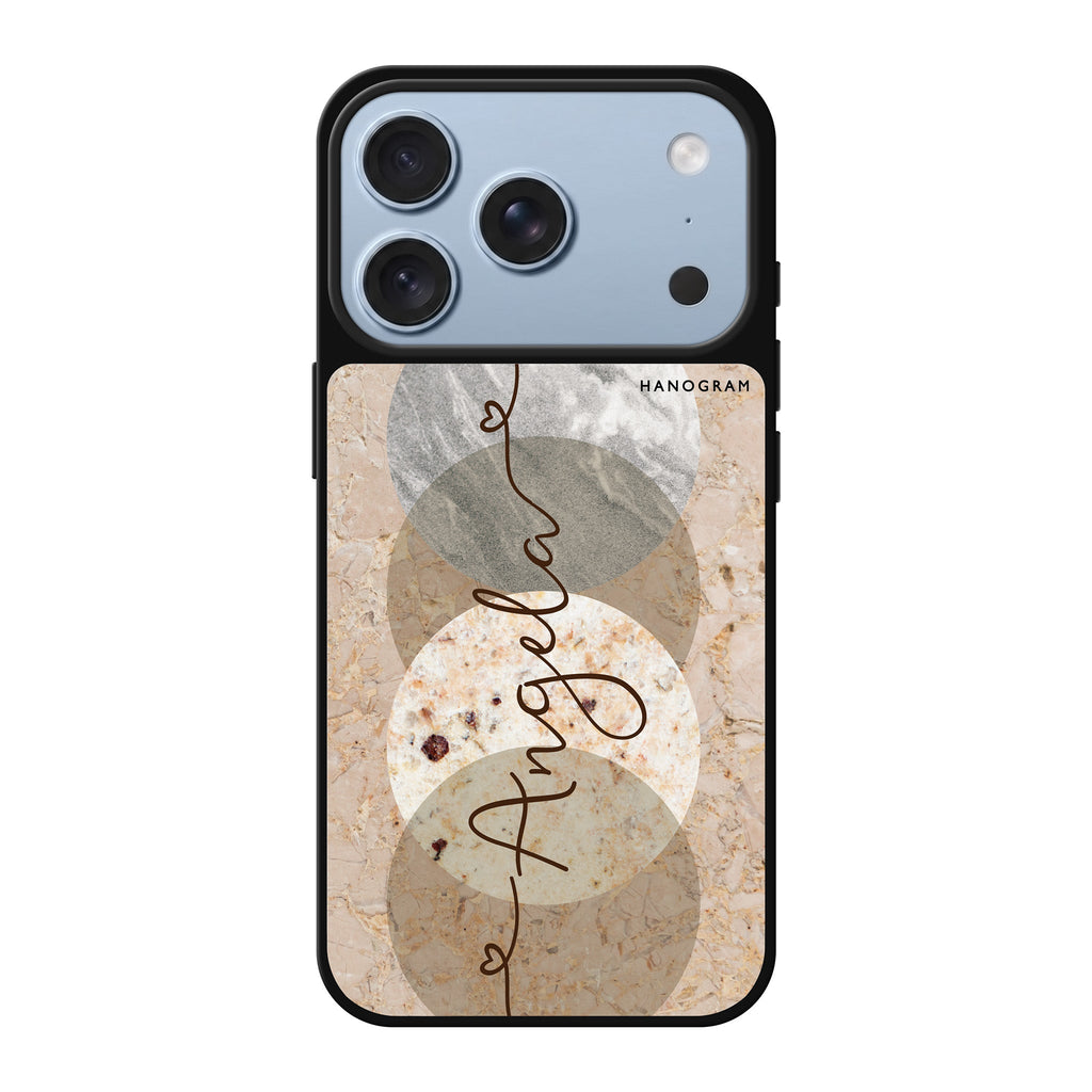 Artistic Marble I personalized name marble iPhone 18 Pro Max mirror case