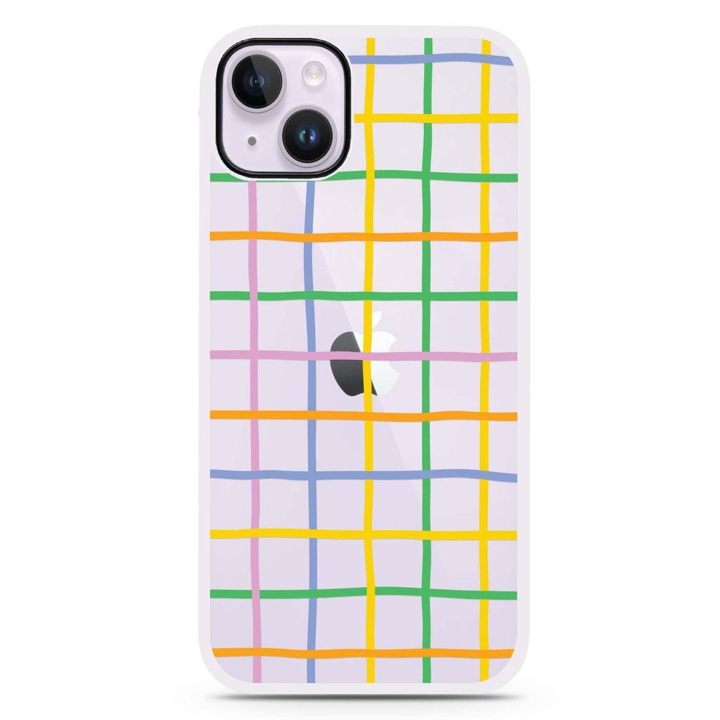 Abstract Doodles Pattern iPhone 15 Impact Guard Bumper Case
