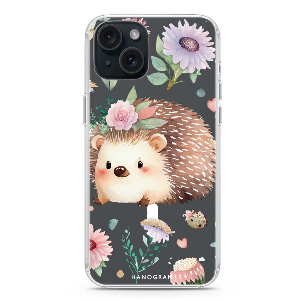 Hedgehog iPhone 15 Plus MagSafe Compatible Ultra Clear Case