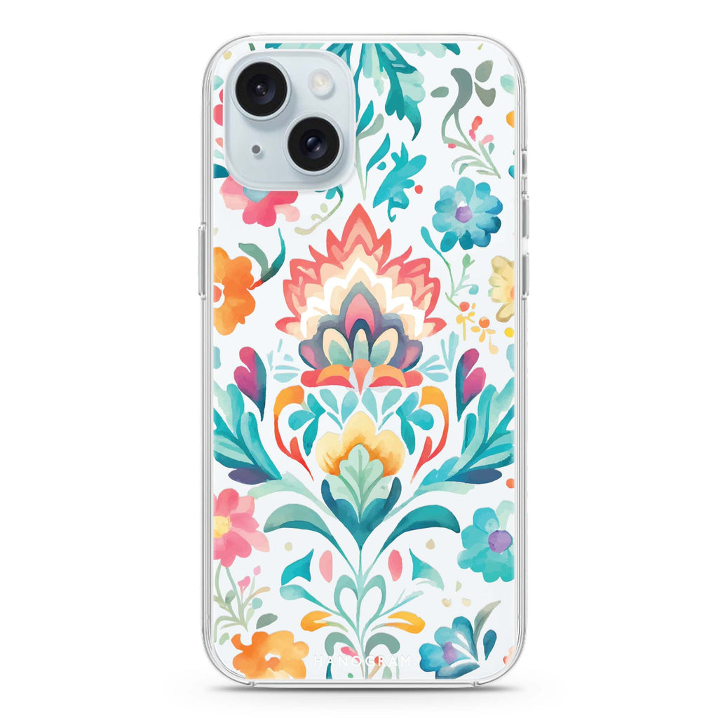 Watercolor Floral iPhone Ultra Clear Case