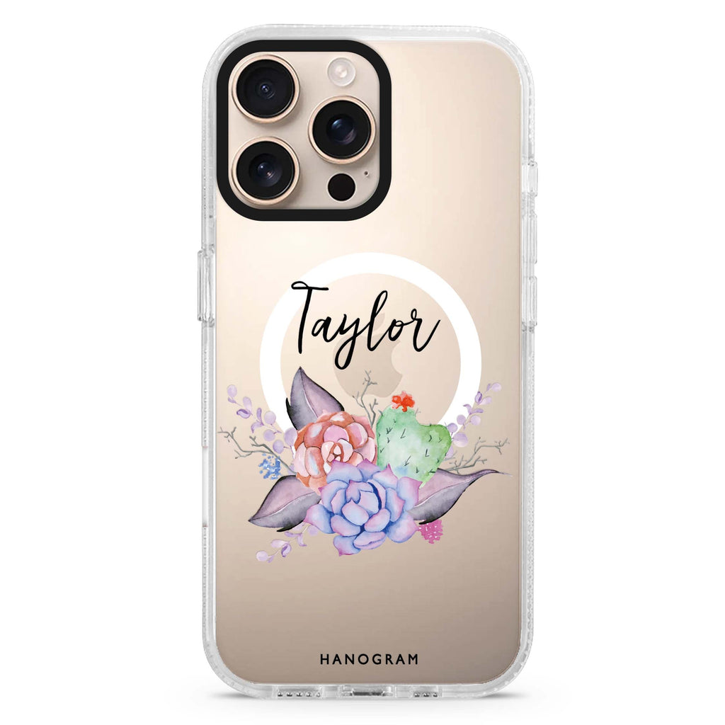 Abstract Checked Pattern MagSafe Compatible iPhone 16 Pro Ultra Clear Case - Personalized and Stylish Protection