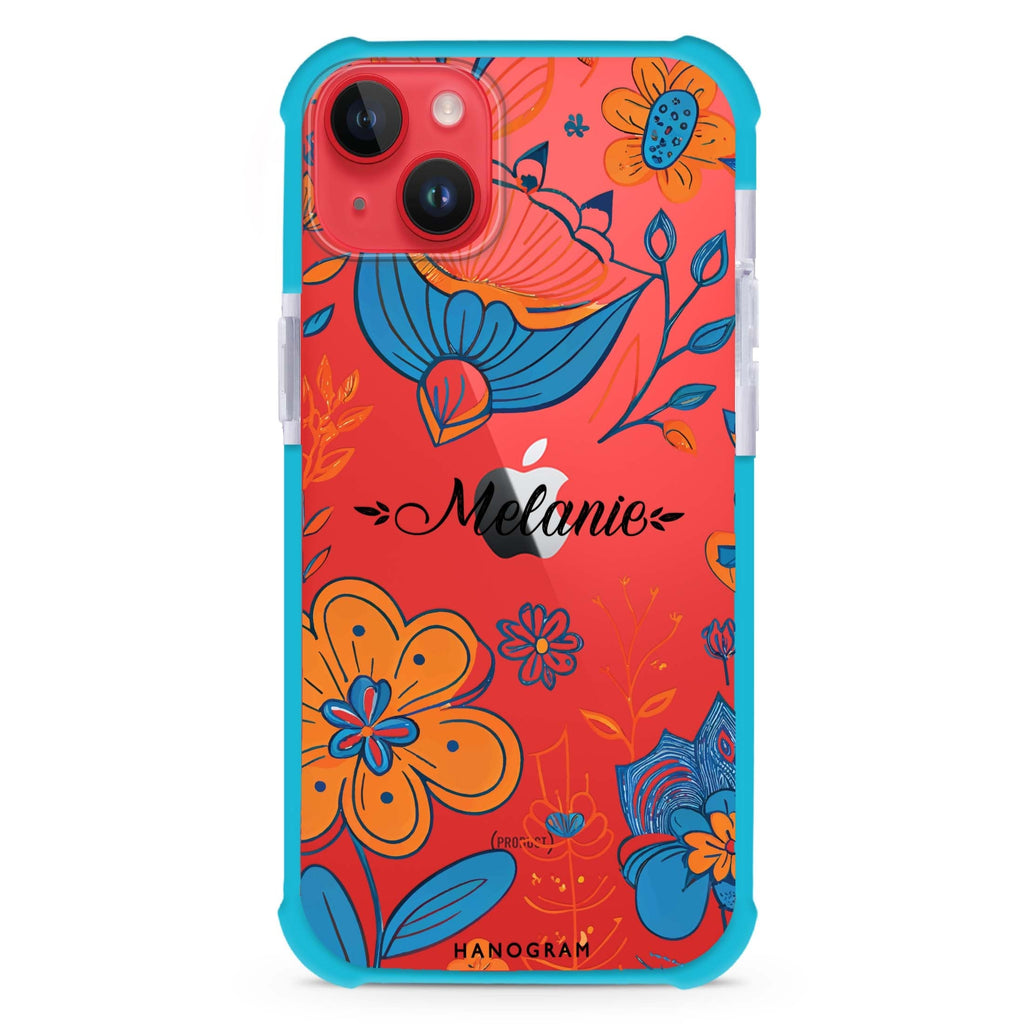 Floral Pattern iPhone 15 Plus Ultra Shockproof Case