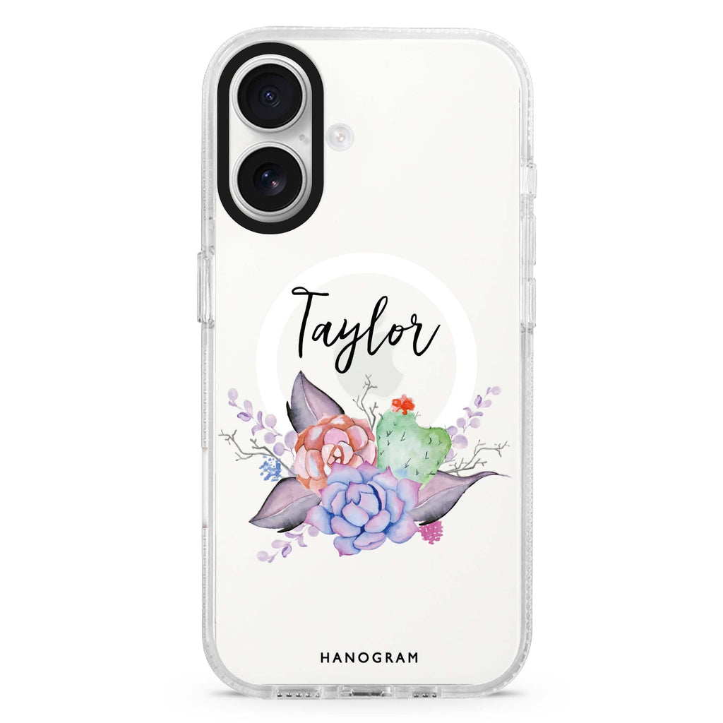 SECRET OF THREE MagSafe Compatible iPhone 16 Ultra Clear Case - Personalized and Stylish Protection