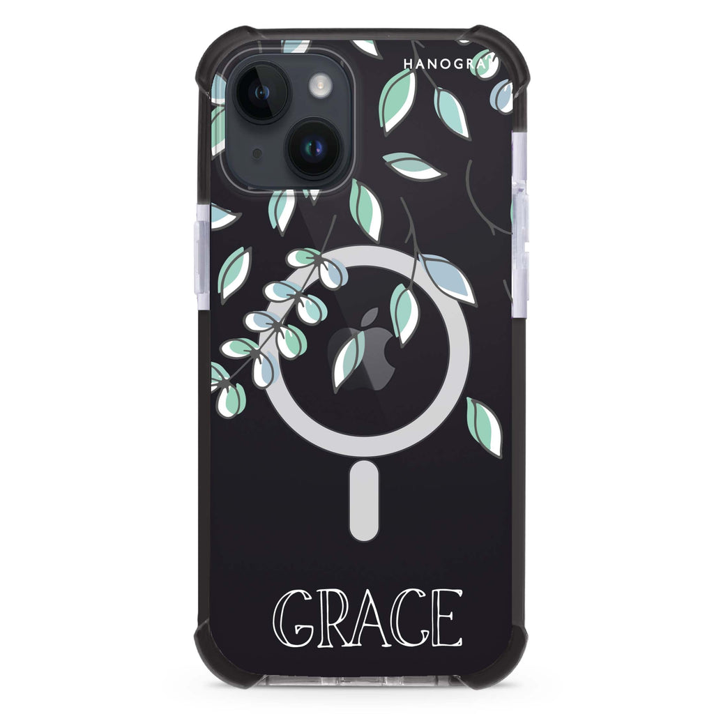 Fall Leaf iPhone 15 Plus MagSafe Compatible Ultra Shockproof Case