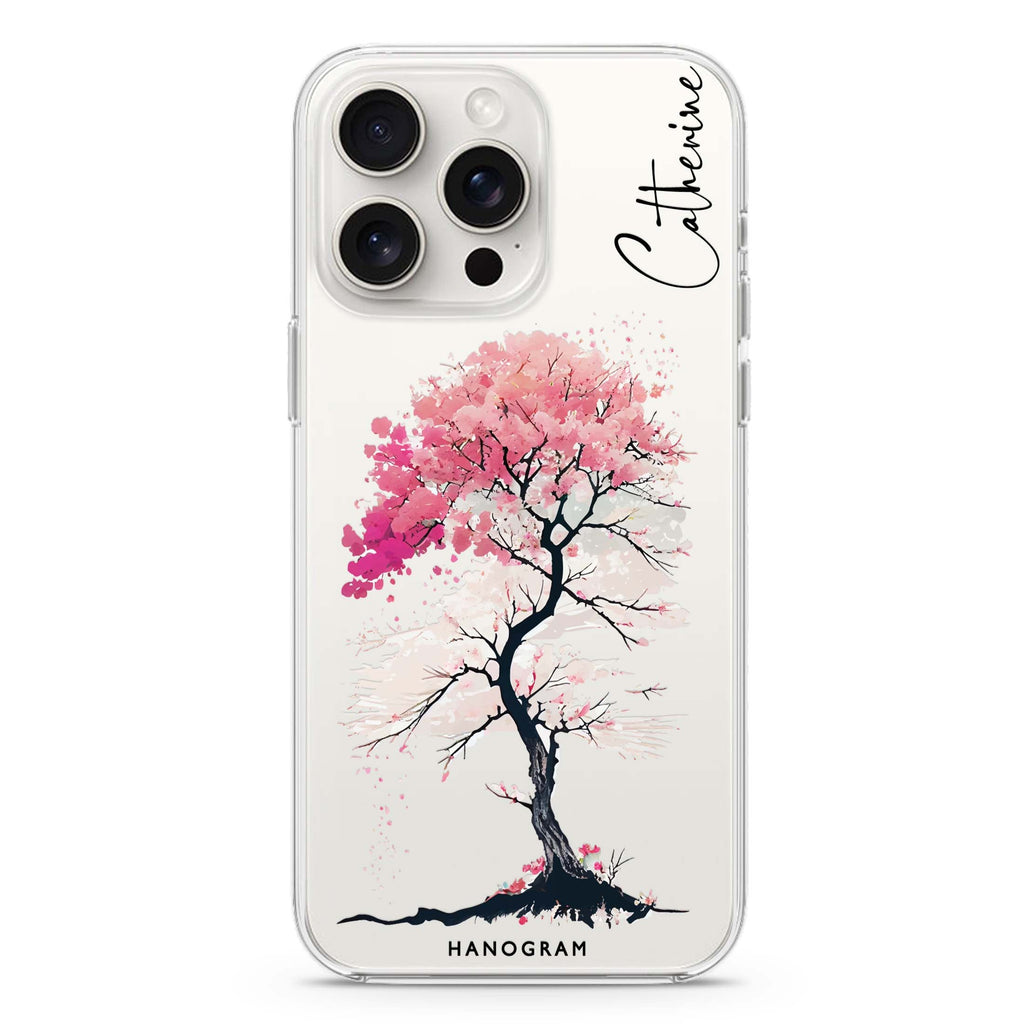 A Cherry tree iPhone 15 Pro Max Ultra Clear Case