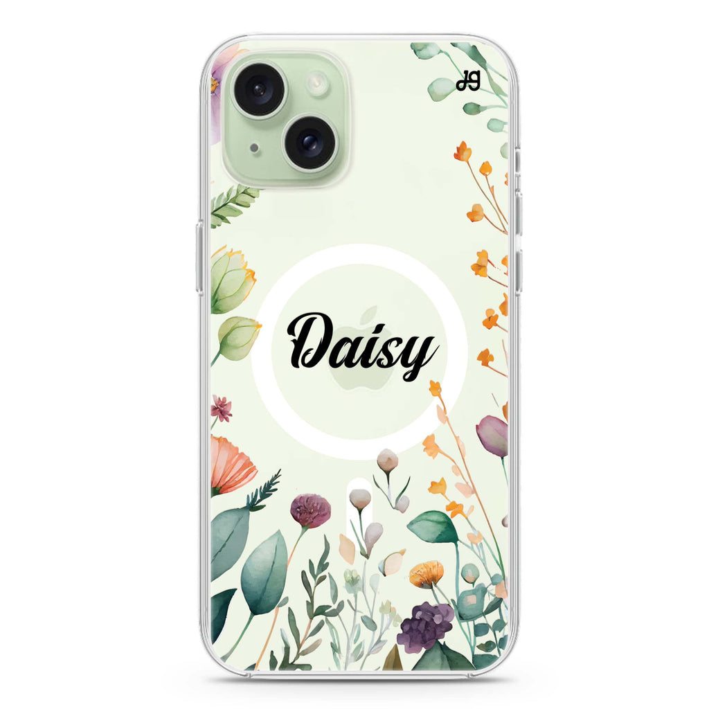 Beautiful Garden iPhone 15 Plus MagSafe Compatible Ultra Clear Case