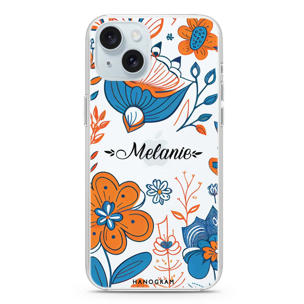 Floral Pattern iPhone Ultra Clear Case
