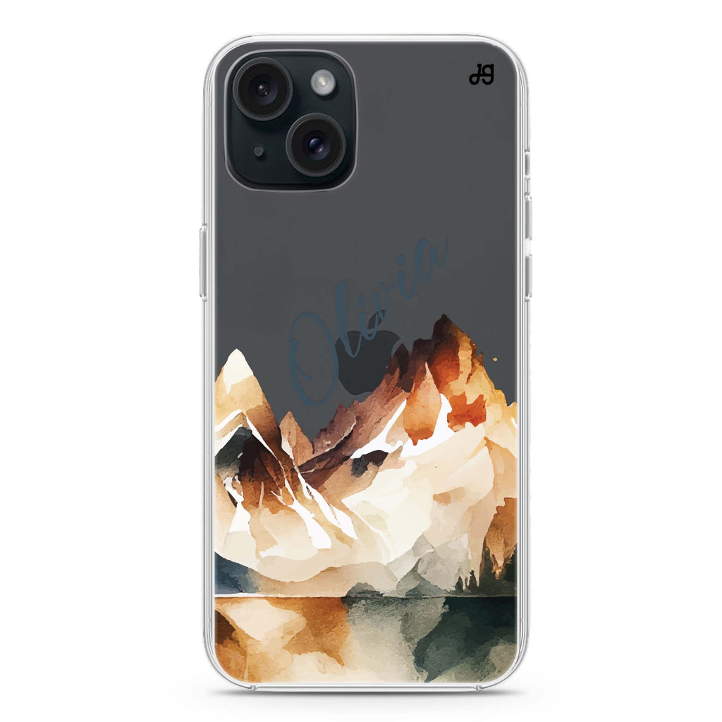 Hills Drawing iPhone 15 plus Ultra Clear Case