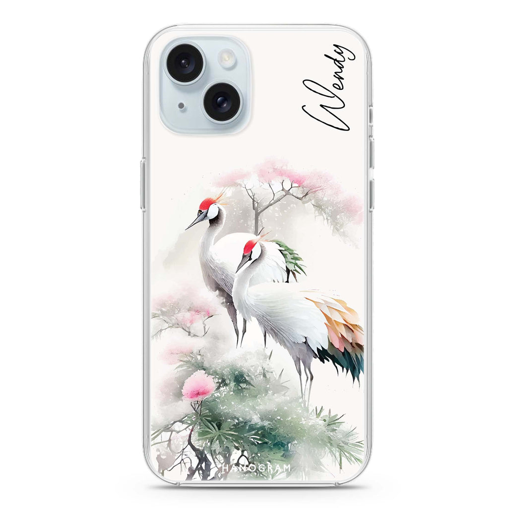 Pines & cranes iPhone Ultra Clear Case