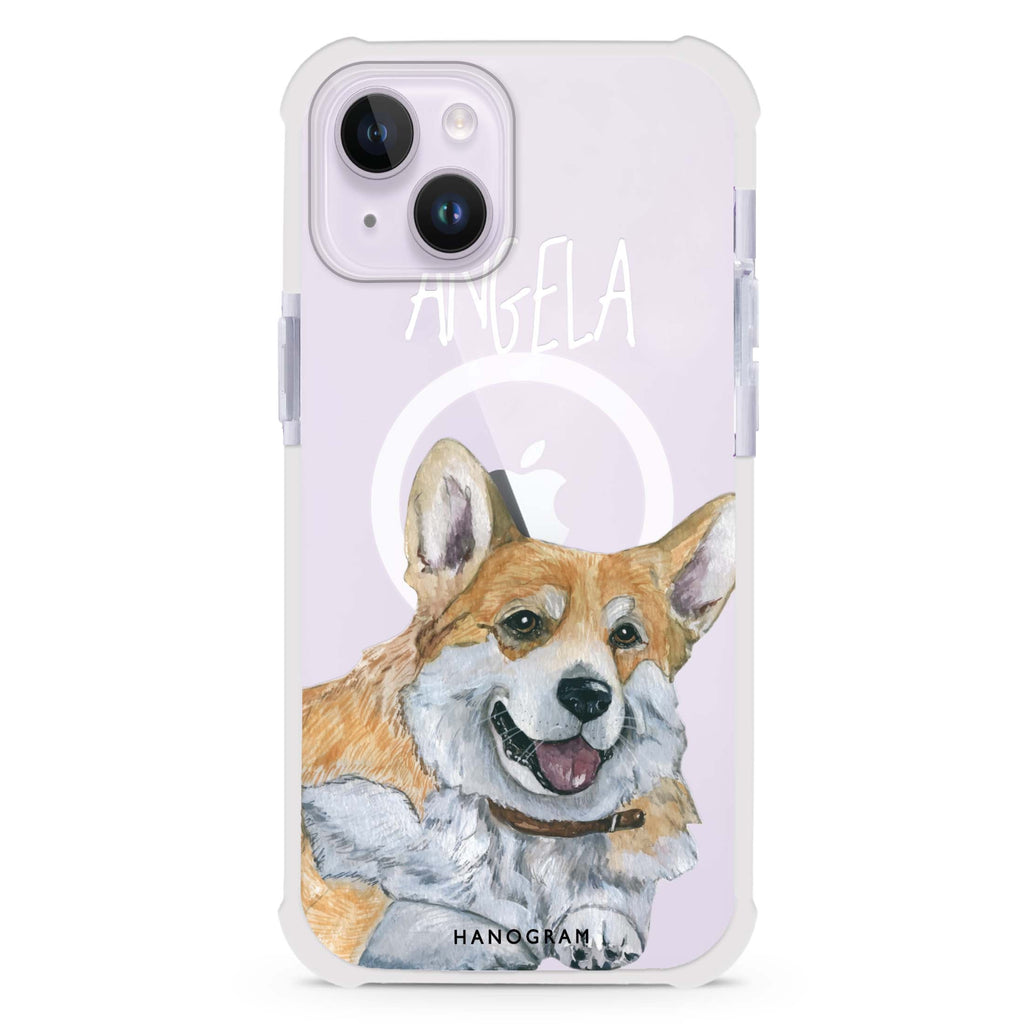 Corgi iPhone 15 Plus MagSafe Compatible Ultra Shockproof Case
