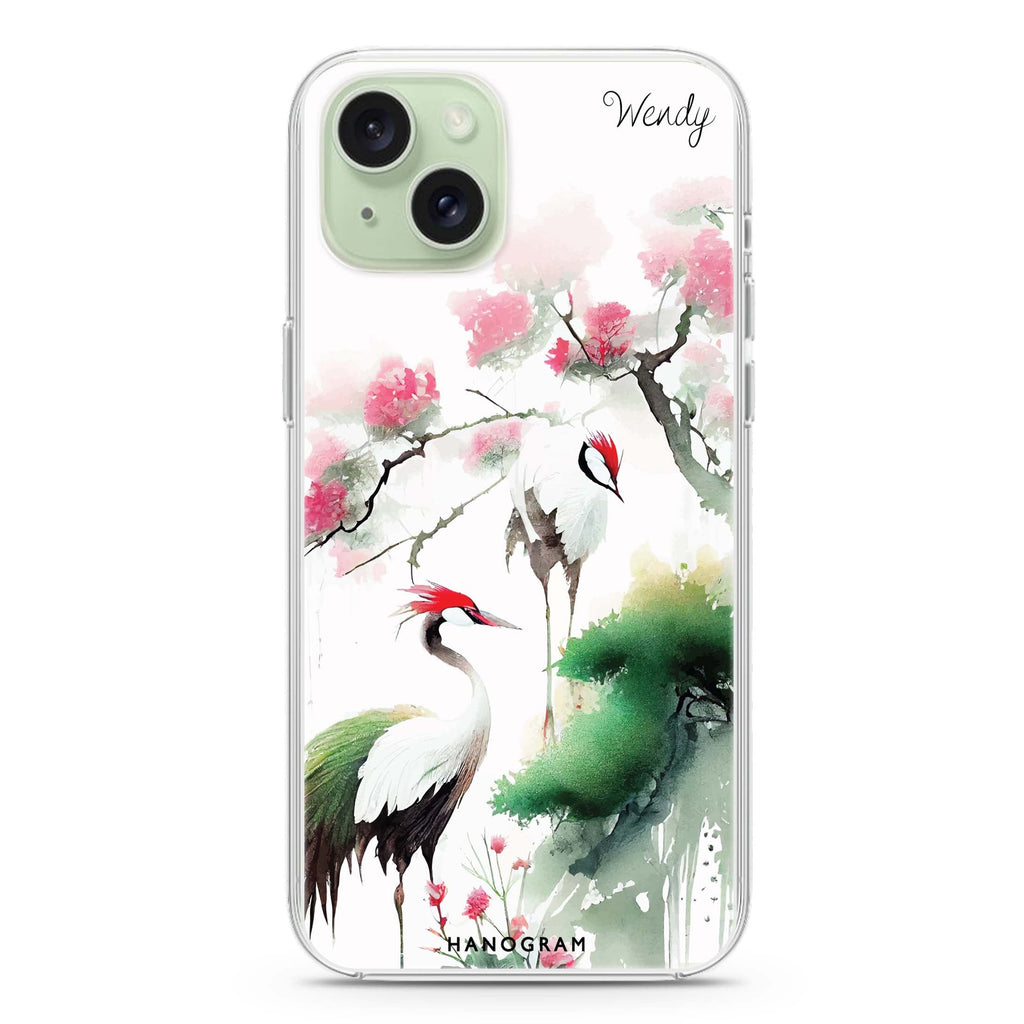 Pines & cranes iPhone Ultra Clear Case