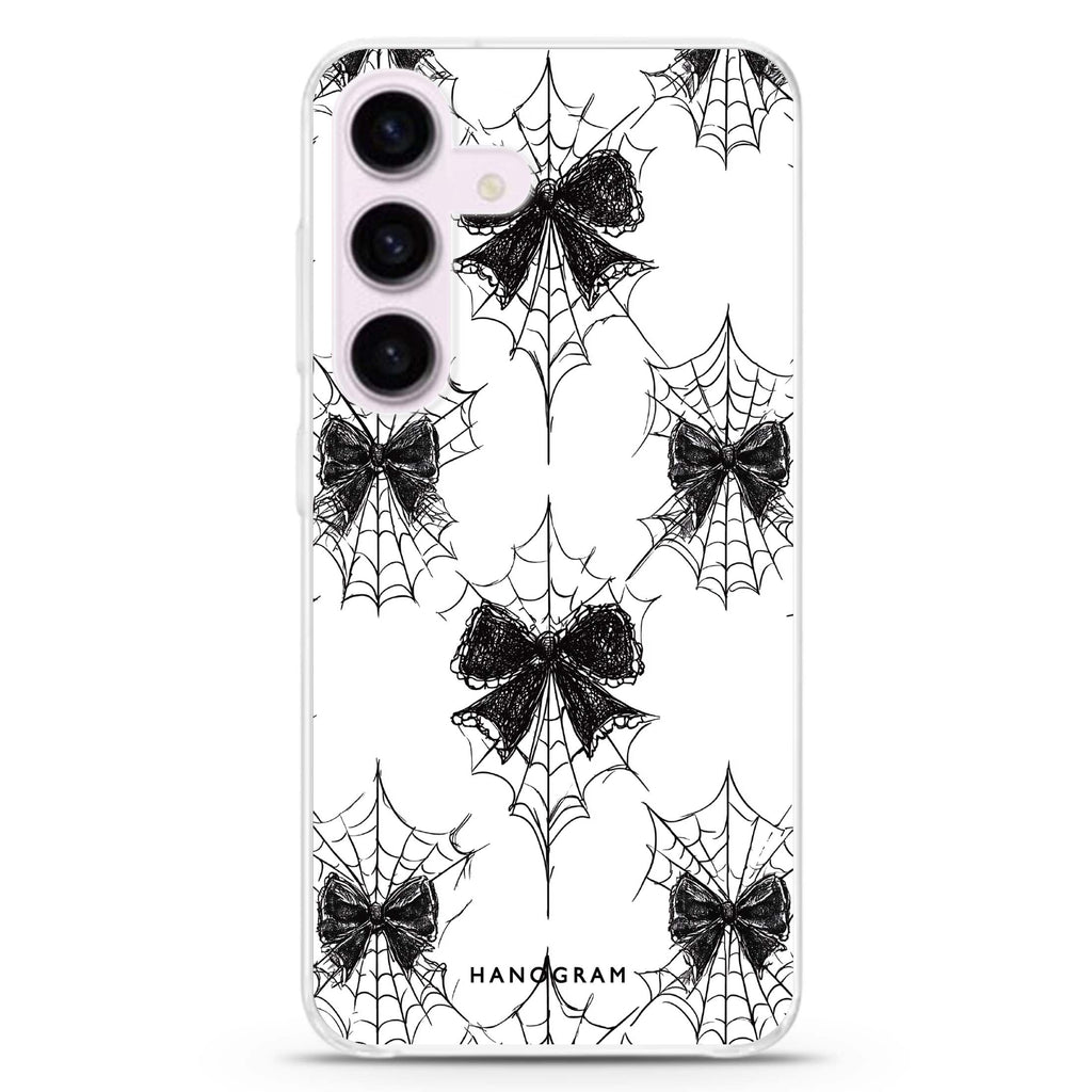 Gothic Web Lace Samsung Galaxy Ultra Clear Case