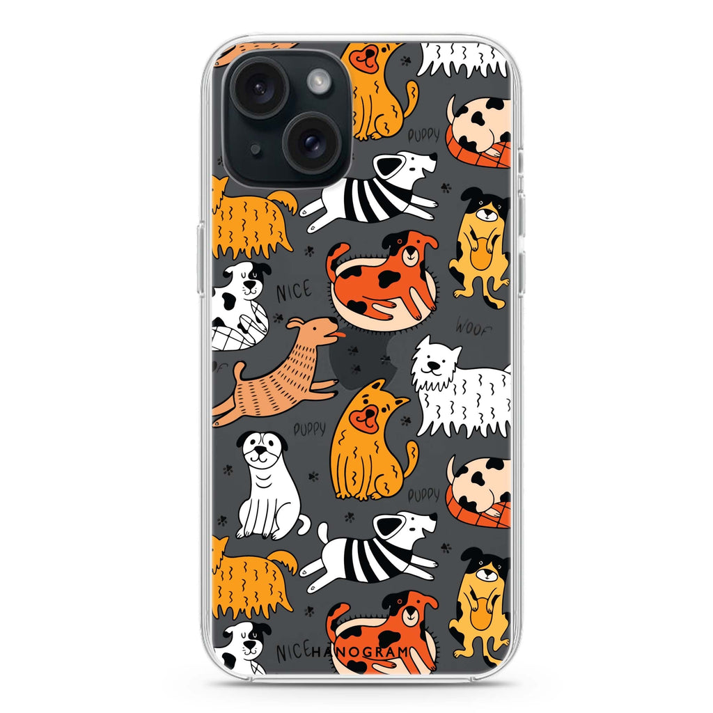 Furry Friends iPhone 15 plus Ultra Clear Case