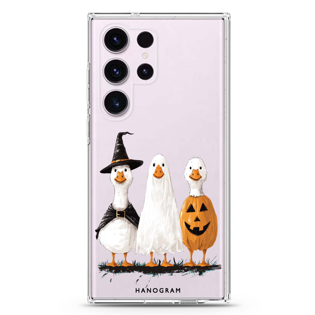 Goosey Ghouls Samsung Galaxy S26/S25/S24/S23/S22 Ultra ultra clear case, transparent design, main view