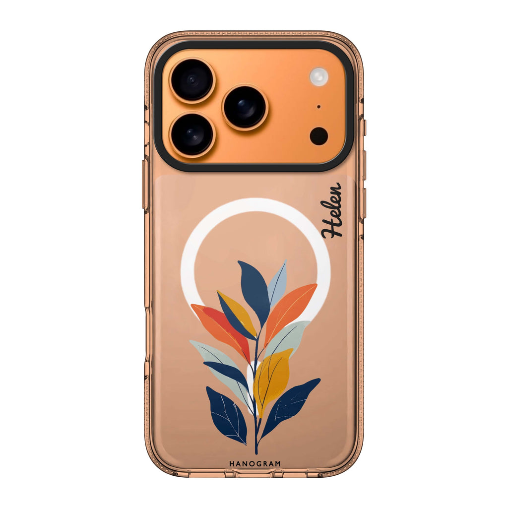 Golden Stroll personalized name gold travel iPhone 17 Pro Max ultra clear case