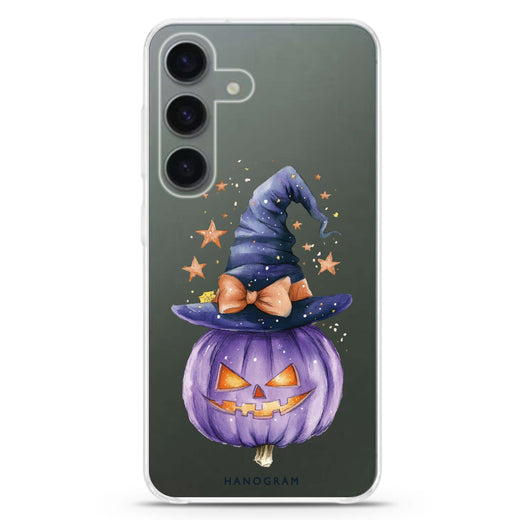 Starry Bow Pumpkin Samsung Galaxy Ultra Clear Case