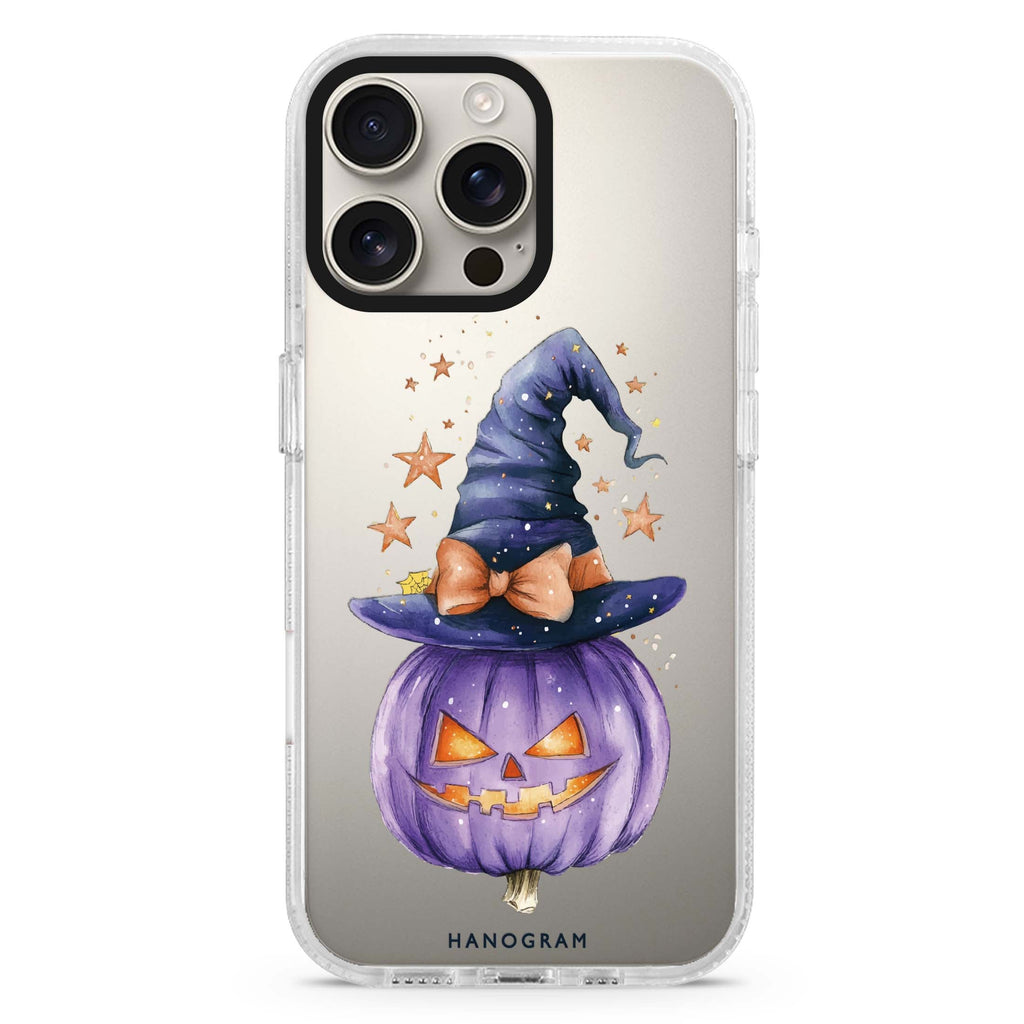 Starry Bow Pumpkin iPhone Ultra Clear Case