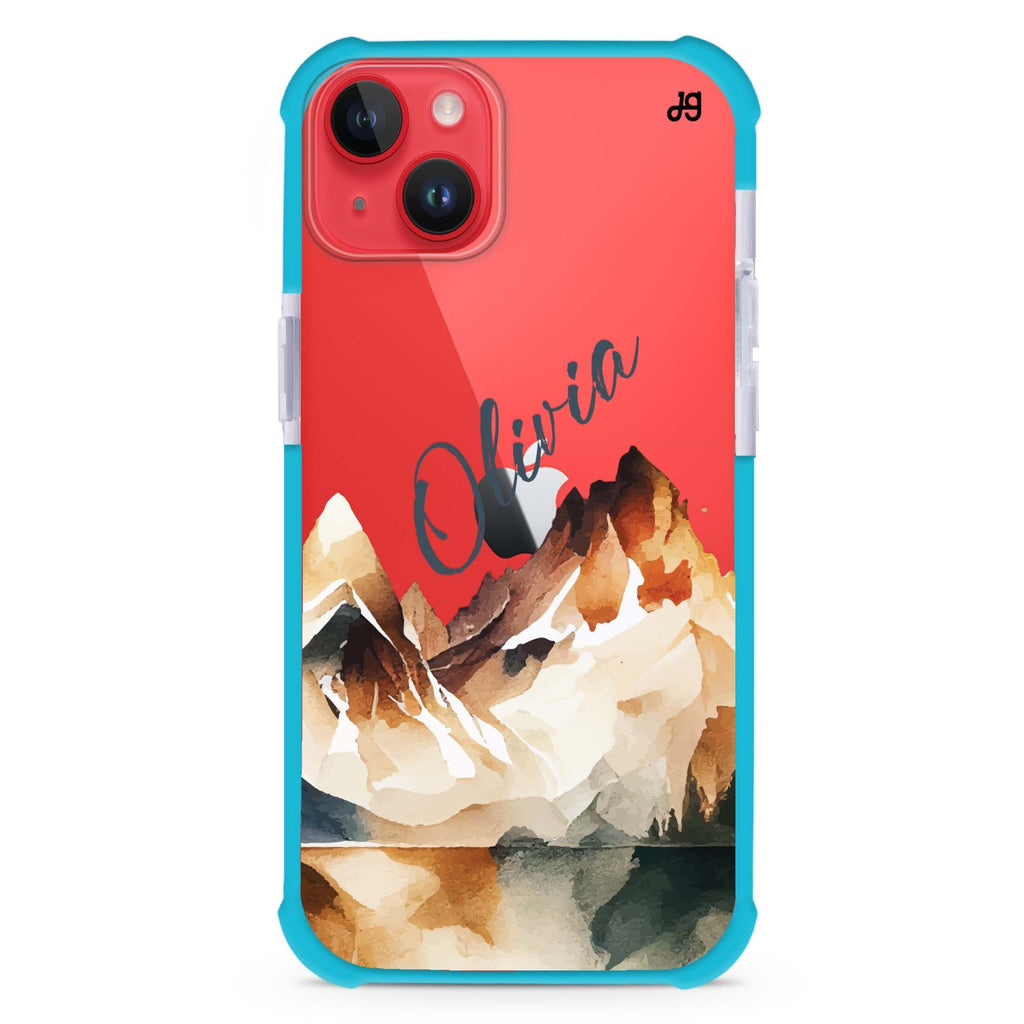 Hills Drawing iPhone 15 Plus Ultra Shockproof Case