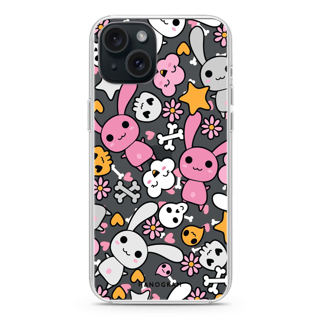 Bunny Doodles iPhone Ultra Clear Case