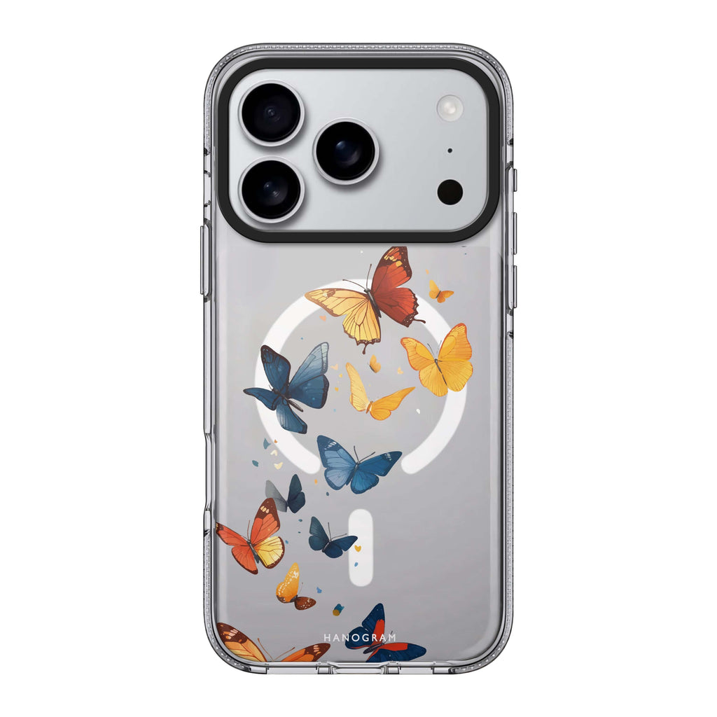 Quiet Flight graphic iPhone 17 Pro Max ultra clear case