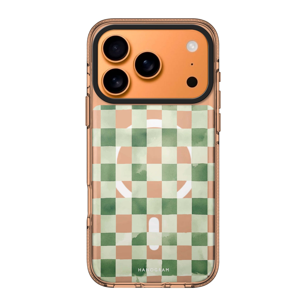 Meadow Checks floral nature pattern iPhone 17 Pro Max ultra clear case