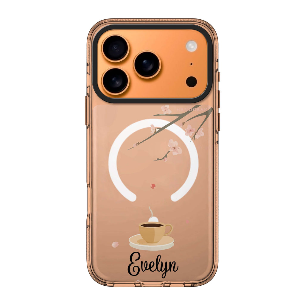 Quiet Bloom personalized name flower floral spring iPhone 17 Pro Max ultra clear case