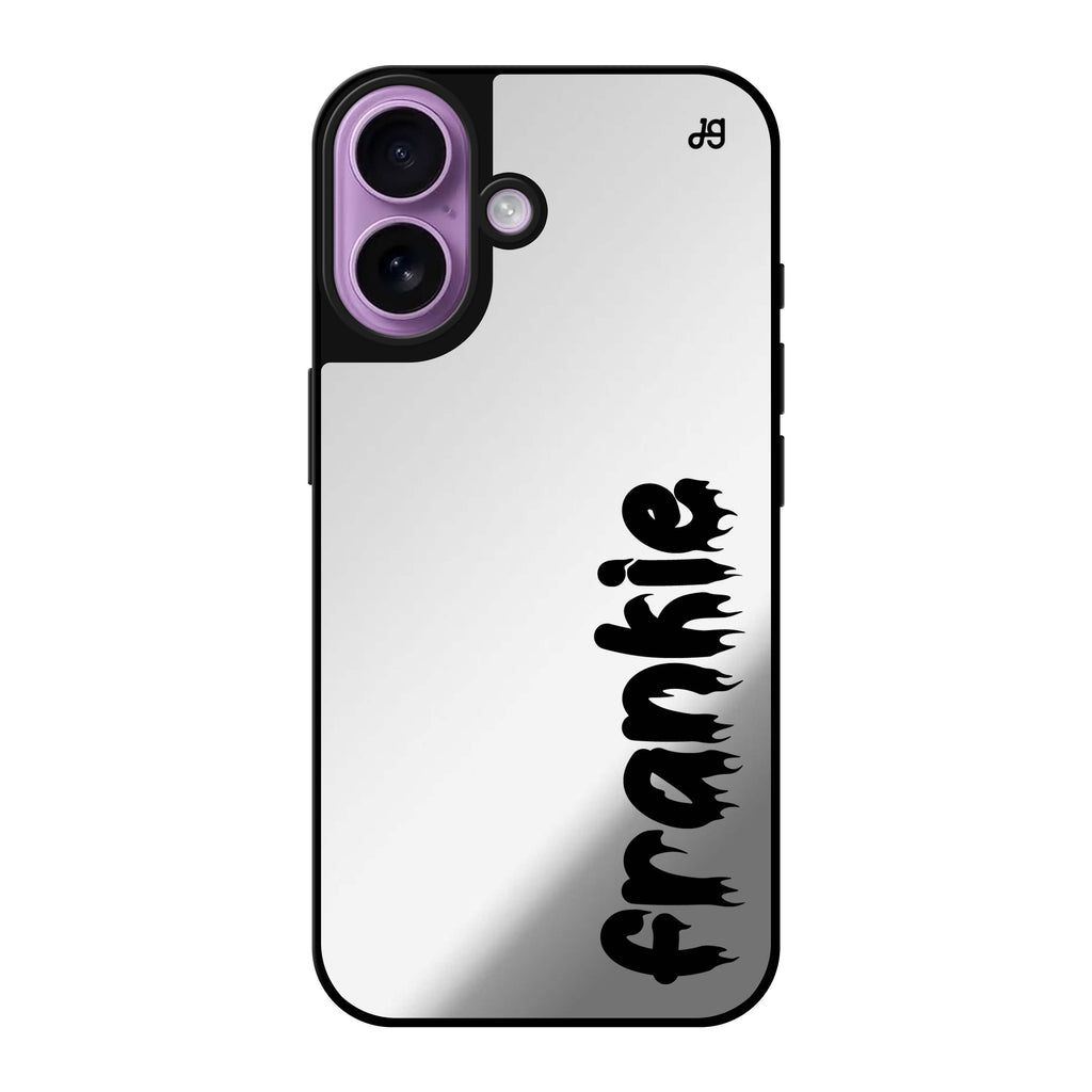 Haunted Name Glow MagSafe Compatible Mirror Case