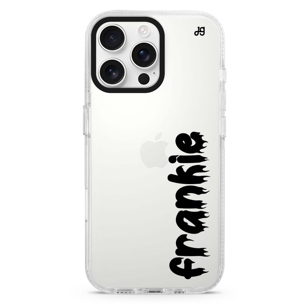 Haunted Name Glow iPhone Ultra Clear Case