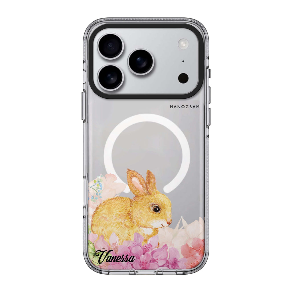 Bunny & Me personalized name bunny animal cute iPhone 17 Pro Max ultra clear case