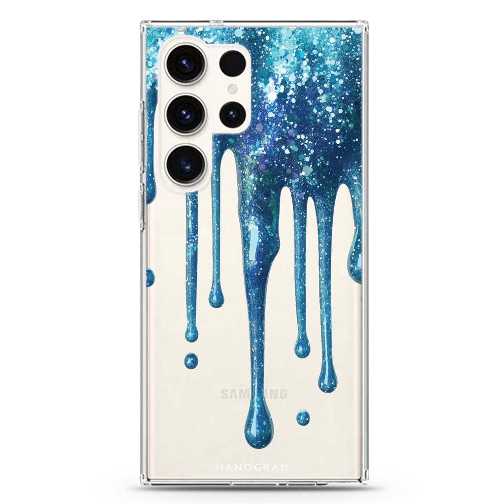 Gleaming Drips Samsung Galaxy S26/S25/S24/S23/S22 Ultra ultra clear case, transparent design, main view