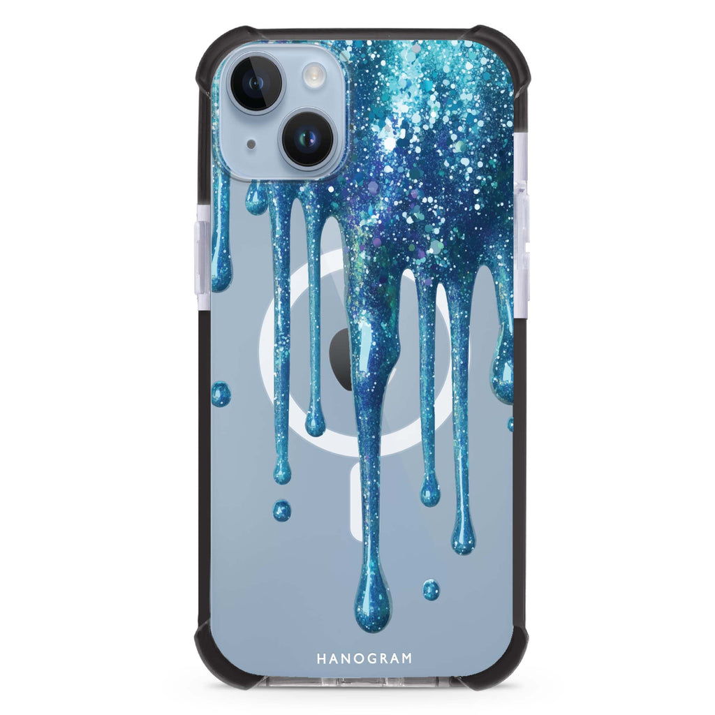 Gleaming Drips iPhone 15 Plue MagSafe Compatible Ultra Shockproof Case