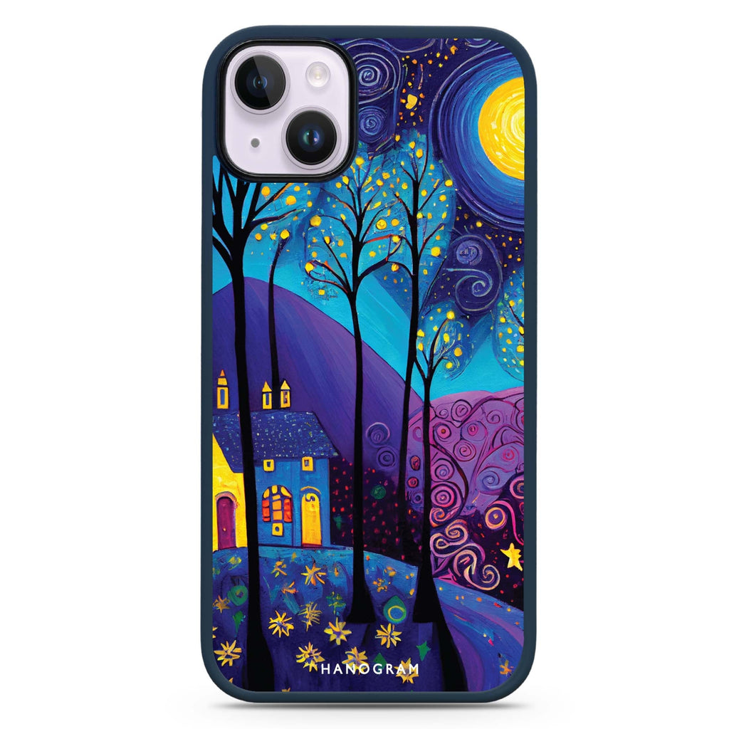 A night iPhone 15 Impact Guard Bumper Case