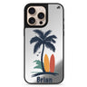 Palm & Board personalized name sleek reflective design iPhone 16/15/14 Pro Max & Pro mirror case