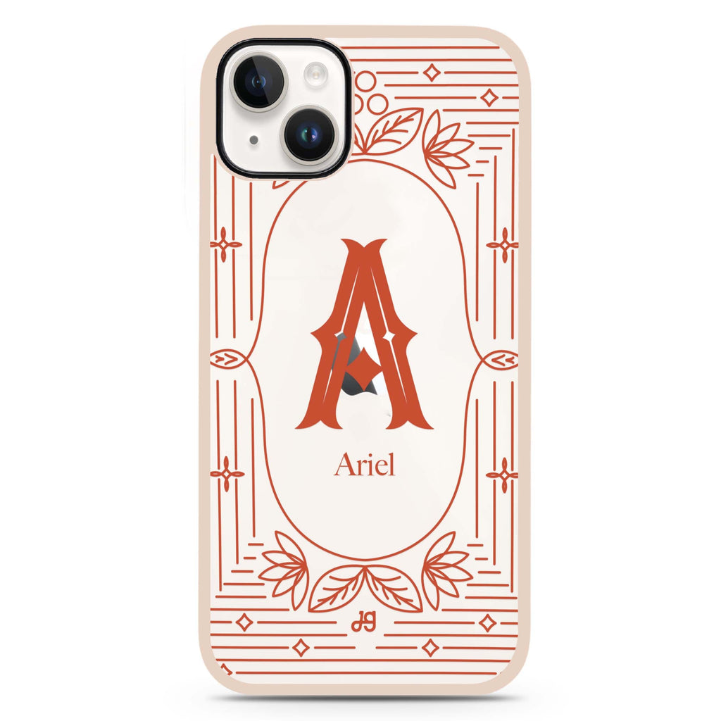 Artistic Monogram I Impact Guard Bumper Case