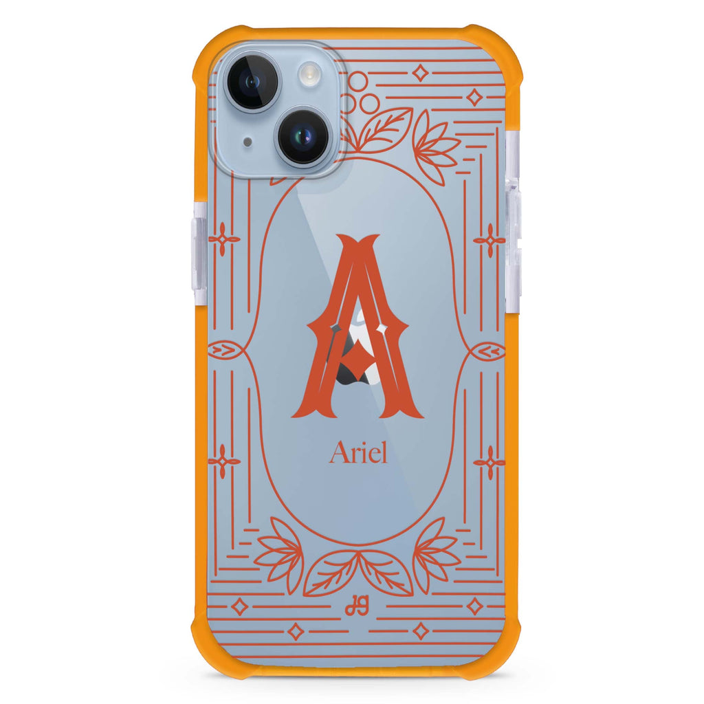 Artistic Monogram I iPhone 15 Plus Ultra Shockproof Case