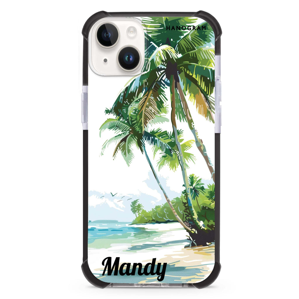 Tropical Tranquility iPhone 15 Plus MagSafe Compatible Ultra Shockproof Case
