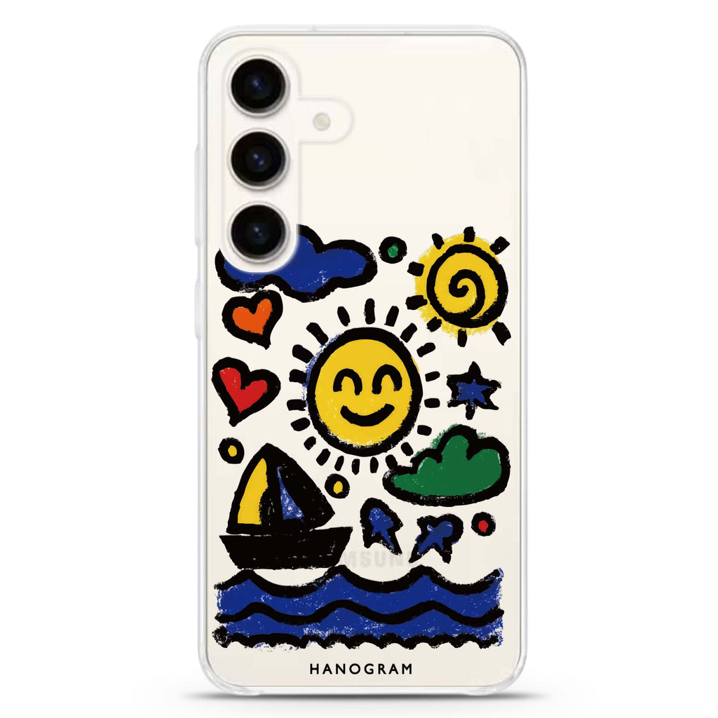 Seaside Memories Samsung Galaxy Ultra Clear Case