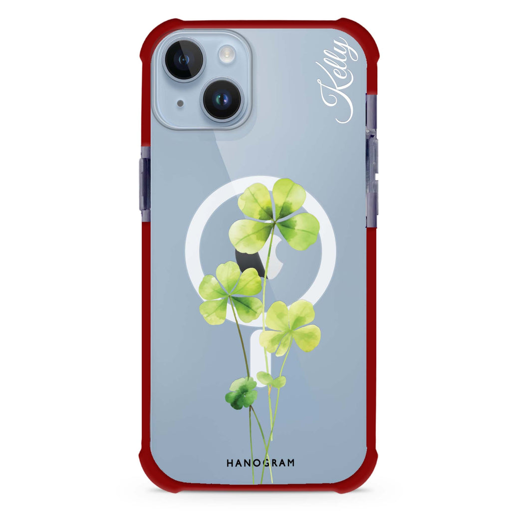 Trinity Blossom iPhone 15 Plus MagSafe Compatible Ultra Shockproof Case