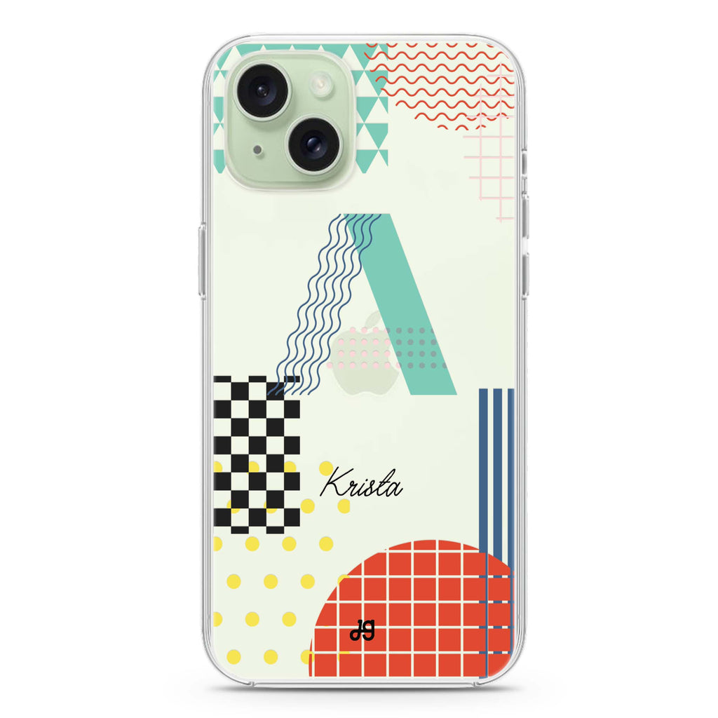 Memphis Monogram Ultra Clear Case