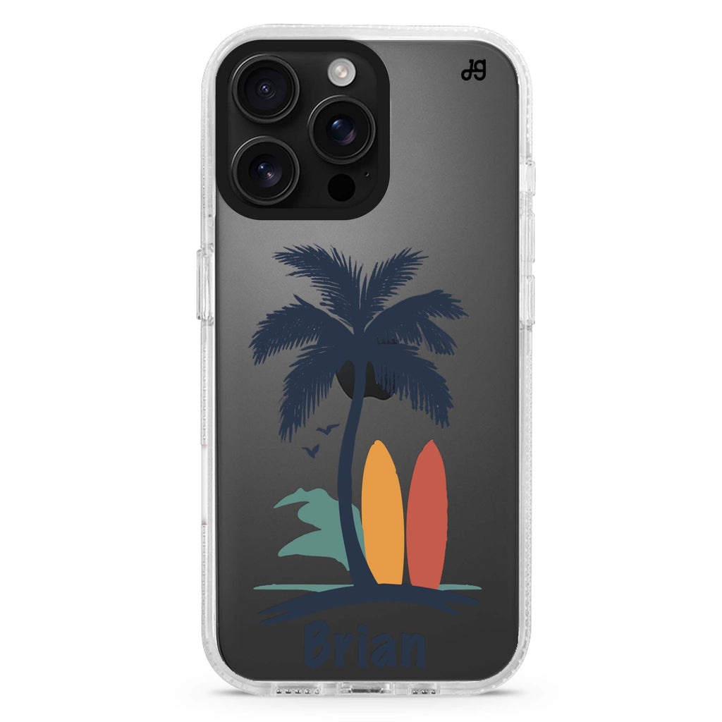 Palm & Board iPhone Ultra Clear Case