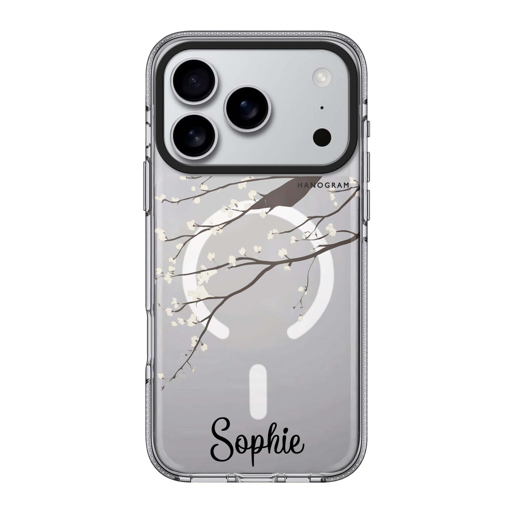 First Light personalized name graphic iPhone 17 Pro Max ultra clear case