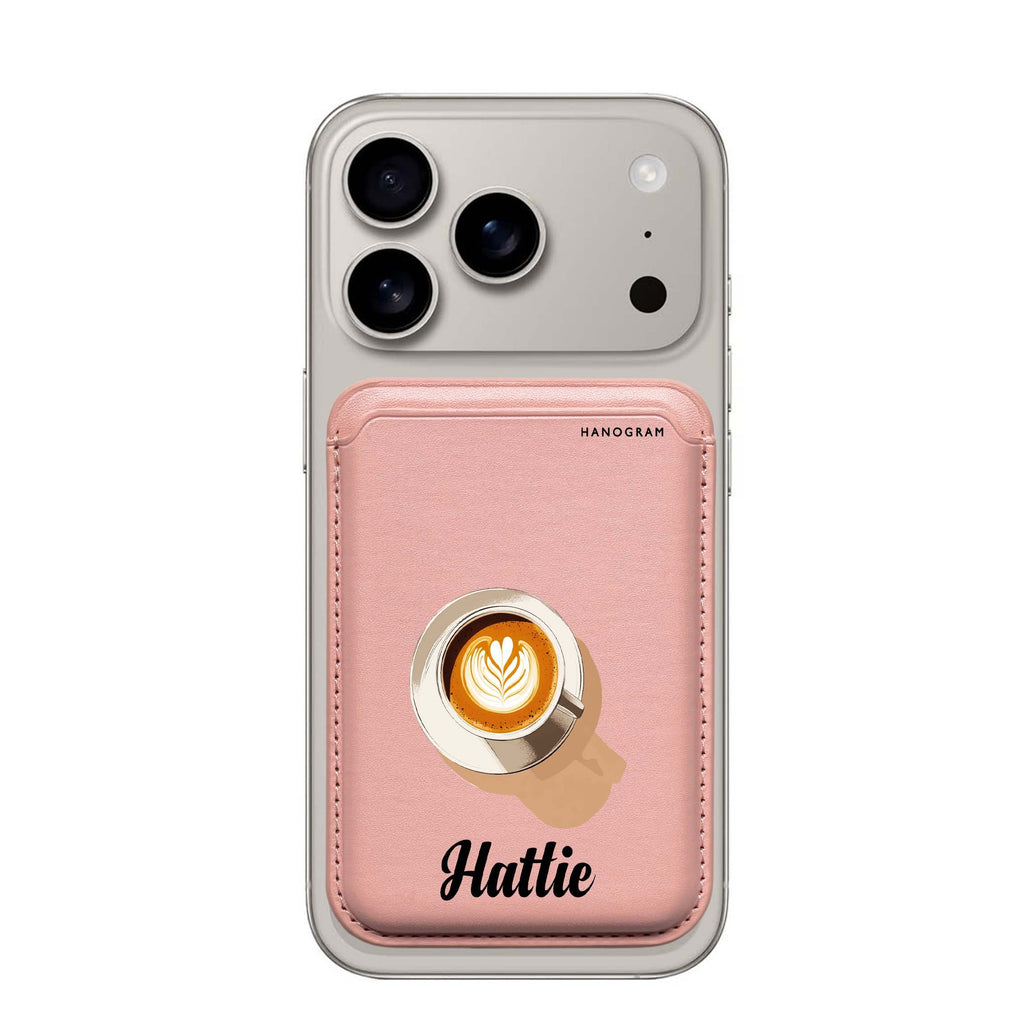 Form & Foam custom name MagSafe wallet for iPhone, personalized magnetic card holder, main view